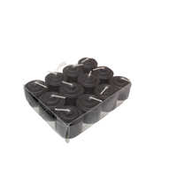 Świeczka WALEC CZARNA 3,5x3,5 cm-kpl 12szt NT4566