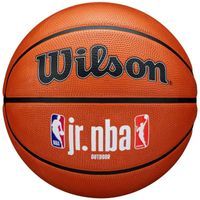 Piłka koszykowa wilson jr nba logo auth outdoor pomarańczowa wz3011801xb5 Rozmiar - 5