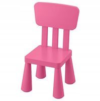 Ikea krzesełko mammut krzesło dla dzieci kolor różowy