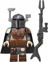 Figurka MANDALORIAN Klocki STAR WARS Gwiezdne Wojny gratis Karta LEGO