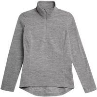Bluza polarowa damska 4f chłodny jasny szary melanż h4z21 bidp010 27m Rozmiar - M