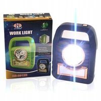 Przenośna latarka lampa solarna + powerbank USB hs
