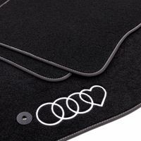 Dywaniki welurowe LOGO do AUDI A6 C6 2004-2011