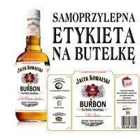 PREZENT NA DZIEŃ CHŁOPAKA etykieta personalizowana na whisky JIM B