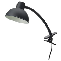 Reflektor z klipsem IKEA lampa z klamrą czarny