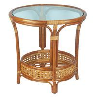 RattaNeo Coral s71 stolik koniak rattan naturalny