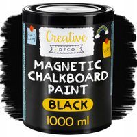 Farba tablicowa magnetyczna ścienna czarna 1000ml