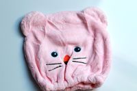 Delikatny ręcznik do włosów turban 4w1