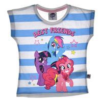 T-shirt dziecięcy My Little Pony niebieski w paski 98