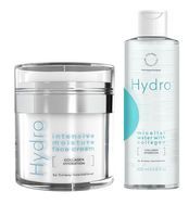 Colway Intensywnie nawilżający krem do twarzy Hydro 50ml Woda micelarna Gratis