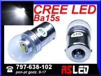 żarówka LED P21W ba15s Cree X-PE 12v 24v biała zimna kpl 2 szt