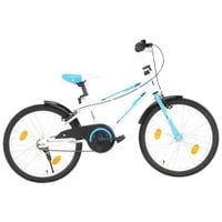 Rower dla dzieci, 20 cali, niebiesko-biały