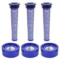 3X ZESTAW FILTRÓW DO DYSON V7 V8 V8+ Absolute Animal Motorhead Allergy