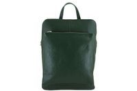 Modny plecak skórzany Barberinis - Zielony ciemny