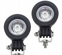 2xMocny halogen motocyklowy LED LG10 SPOT włącznik na kierownicę