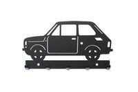 Fiat 126p maluch, wieszak na klucze, dekoracja pomysł na prezent