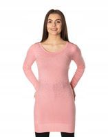 Długi Sweterek Damski Tunika Sukienka 6398-03 L/XL