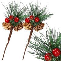 Gałązka świąteczna 20 cm ozdoba, dekoracja świąteczna do stroików