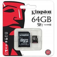 KARTA PAMIĘCI DO SMARTFONA microSD 64GB + ADAPTER