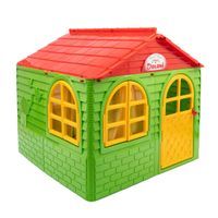 domek dla dzieci Doloni 129x129 cm czerwono-zielony