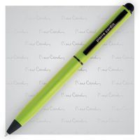 Długopis metalowy touch pen, soft touch PIERRE CARDIN Celebration Zielony