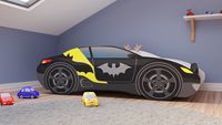 Łóżko dziecięce samochód BATMAN z materacem