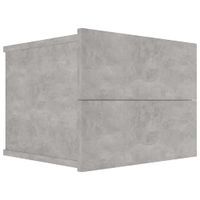 Szafka nocna, betonowy szary, 40 x 30 x 30 cm, płyta wiórowa