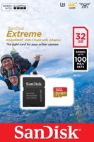 Karta pamięci SanDisk Extreme 32GB Class U3 Adapter SDSQXAF-032G-GN6AA