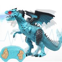 DINOZAUR RC SMOK - CHODZI RYCZY ZIONIE PARĄ 41 CM
