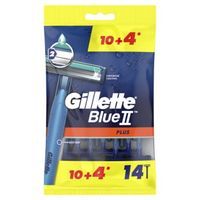 Gillette Blue Ii Plus Maszynki Jednorazowe Dla Mężczyzn 14 Sztuk