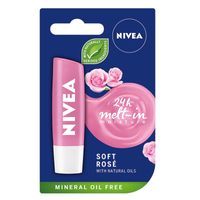 NIVEA_24H Mett-In Moisture pielęgnująca pomadka do ust Soft Rose 4,8g