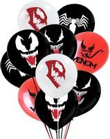 ZESTAW BALONÓW BALON VENOM URODZINY 10 SZT