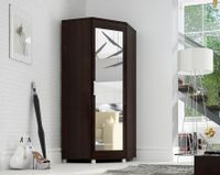 Szafa narożna z lustrem 80/80 wenge, 5 kolorów