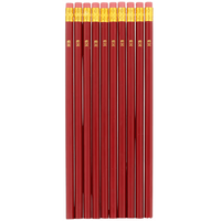 Ołówki z gumką HB 10 szt zestaw biurowy szkolny