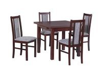 Meble do kuchni jadalni 4 krzesła + stół kwadrat
