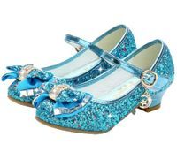 BŁYSZCZĄCE PANTOFELKI BALERINKI BUCIKI 19,2 CM NIEBIESKIE