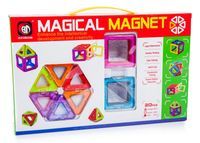 Kolorowe klocki magnetyczne MAGICAL MAGNET 20SZT  E1