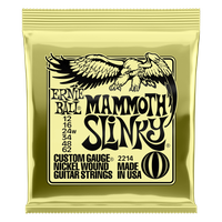 Struny do gitary elektrycznej Ernie Ball 2214 Mammoth Slinky Nickel 12-62