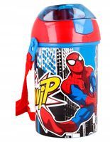 Spiderman Bidon z paskiem 450 ml Butelka Kubek