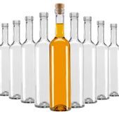 50x Butelki FUTURA 500 ml na nalewki sok z korkami