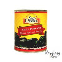 Meksykańska Papryka Chili Poblano w Zalewie [Idealne do Chilli Releno] "Chile Poblano | Whole Poblano Pepper" 780g San Miguel