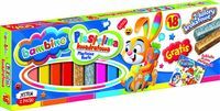 BAMBINO Plastelina kwadratowa 18 kolorów