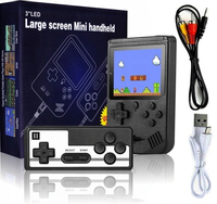 MINI KONSOLA  PRZENOŚNA RETRO GAMEBOY PEGASUS 500 GIER 5 KOLORÓW + PAD