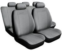 Pokrowce z alcantary na fotele samochodowe PRESTIGE Szare do VOLVO S40