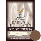 Barwnik do tkanin "Bez gotowania", beżowy, Rekol, 15 g