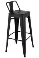 Hoker kuchenny TOWER BACK KH010100971 krzesełko czarne