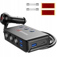 Rozdzielacz Samochodowy Feegar 12-24V 200W Usb 10A
