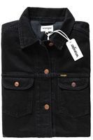 DAMSKA BEZRĘKAWNIK JEANSOWY WRANGLER LONG VEST BLACK W418RJ24Q S