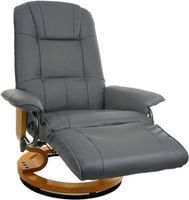 Fotel TV wypoczynkowy z masażem, grzaniem i zintegrowanym podnóżkiem