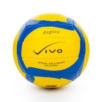 Piłka siatkowa Vivo Aspire żółto-niebieska